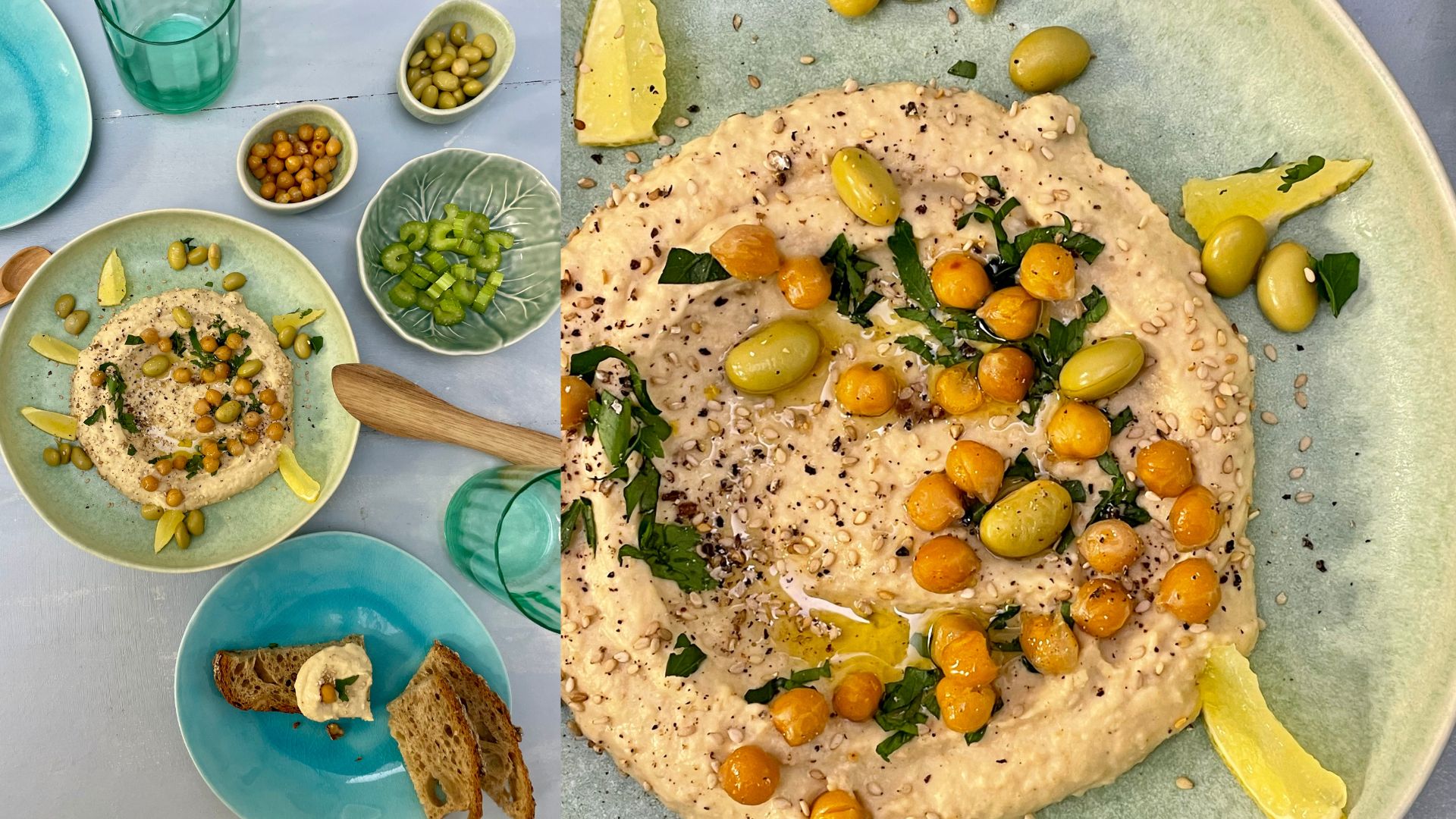 Props und Hummus