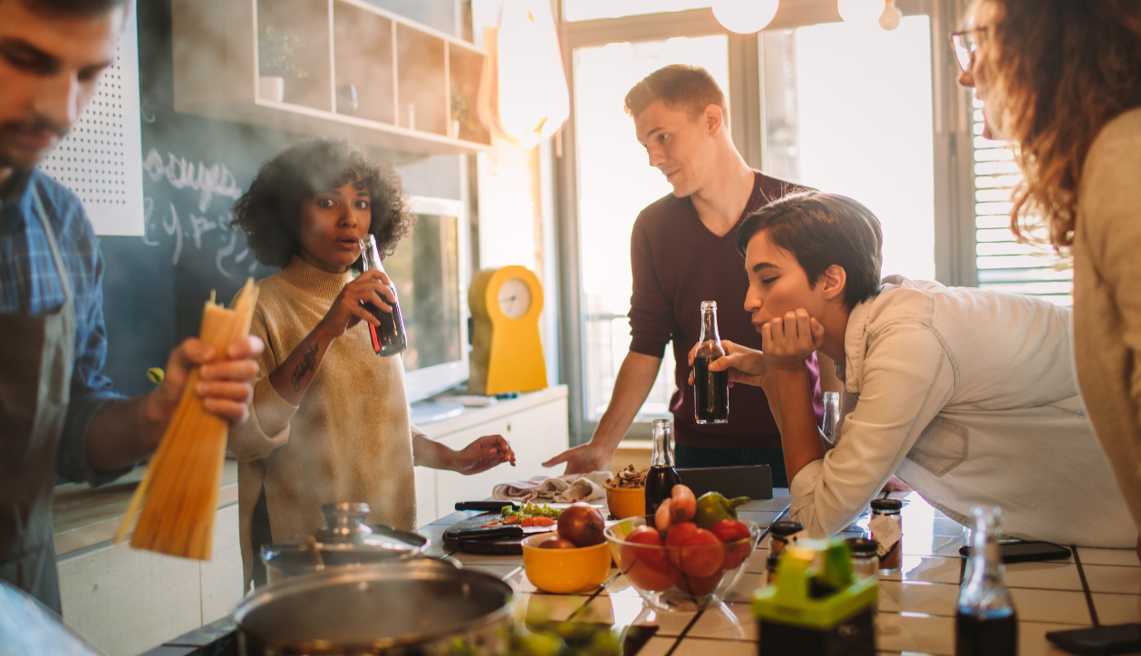 Menschen die Kochen