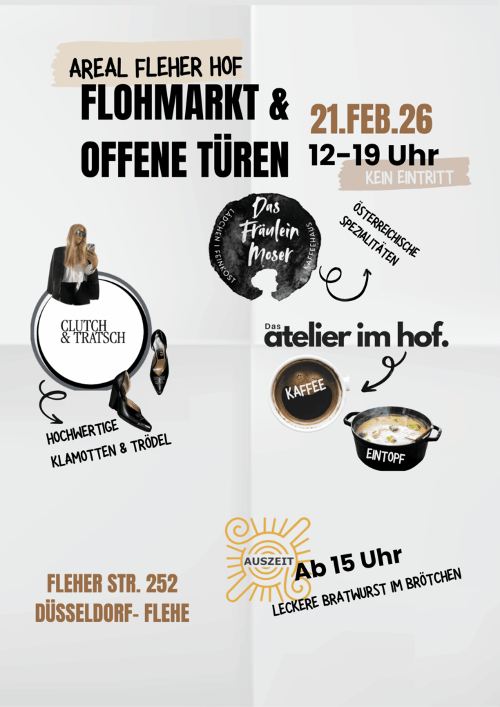 Flohmarkt Tag der offenen Tür Areal Fleher hof