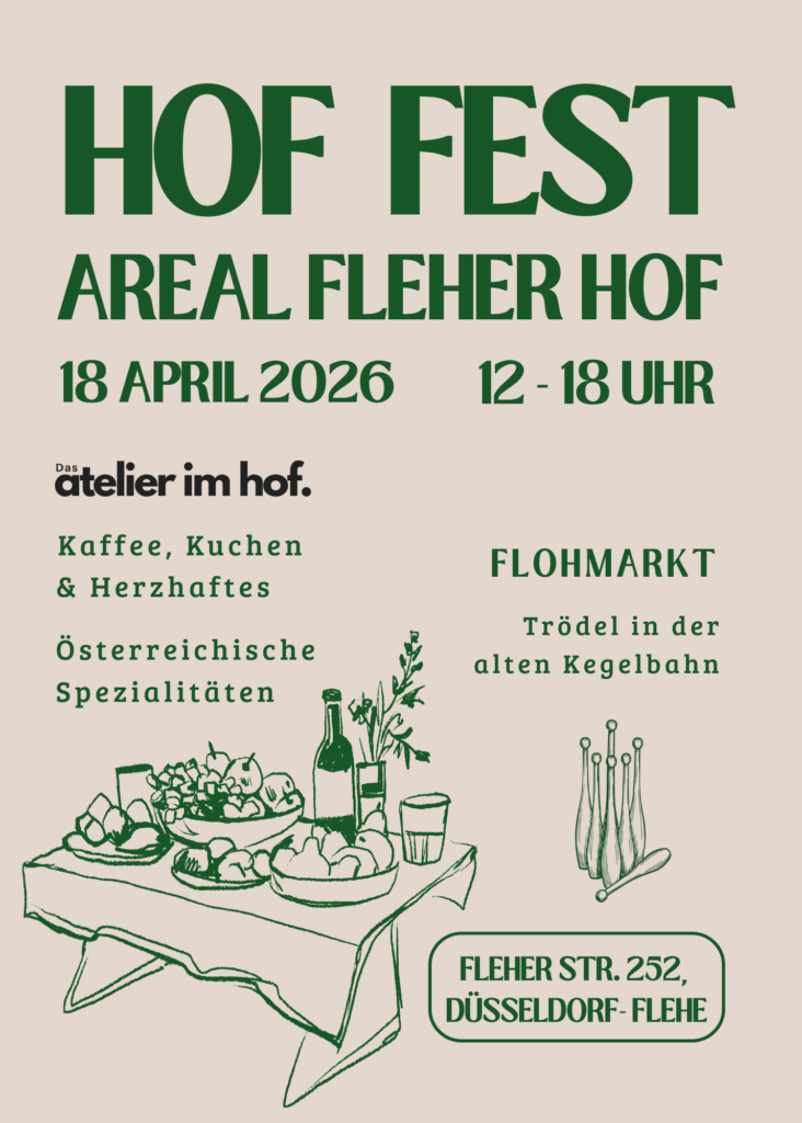 Hof Fest und Flohmarkt in Düsseldorf Flehe